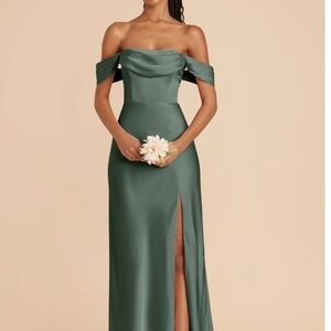 Birdy Grey Strapless Green Gown